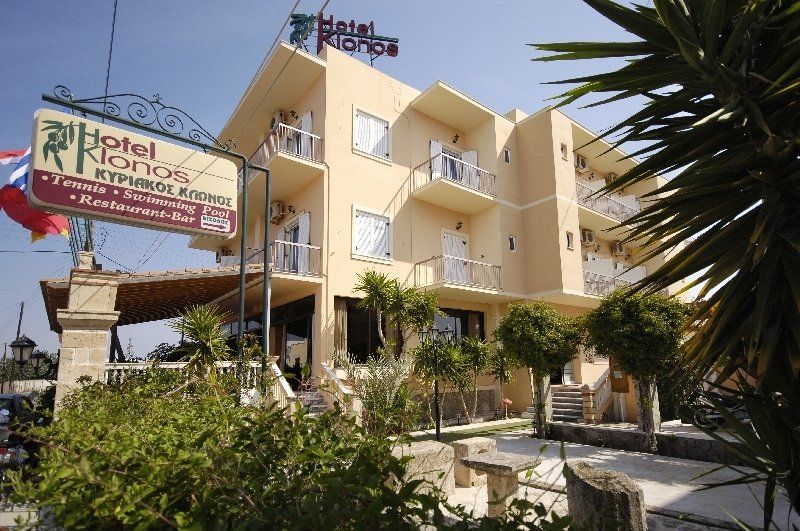 Klonos Anna Hotel Aegina Bagian luar foto