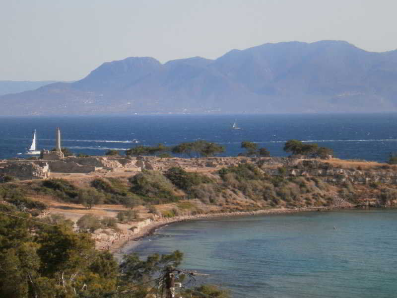 Klonos Anna Hotel Aegina Bagian luar foto